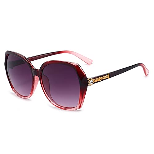 Generisch Large Square Frame Woman Driving Sunglasses Commuter Trend UV400 Sunglasses Gift(E) von Generisch