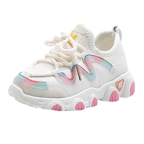 Generisch Lauflernschuhe Baby Schuhe Junge Mädchen Babyschuhe Flach Gummi Sneaker Anti-Rutsch Babyschuhe Krabbelschuhe Hausschuhe für Jungen und Mädchen von Generisch