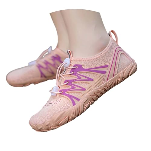 Generisch Laufschuhe Damen Schlupfschuhe Leichtgewichts Atmungsaktiv Straßenlaufschuhe Anti-Rutsch Leichter Schuhe Outdoor Wander Sportschuhe Slip on Plantarfasziitis Linderung Turnschuhe von Generisch
