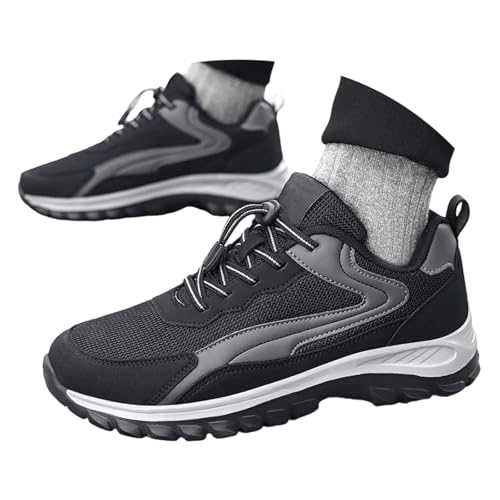 Generisch Laufschuhe Herren Plateau Slipper Mesh Atmungsaktive Schuhe Oktoberfest Festival Turnschuhe Sportschuhe Freizeit Plateau Sneaker Breite Füße Reisefreundliche Seniorensneaker von Generisch