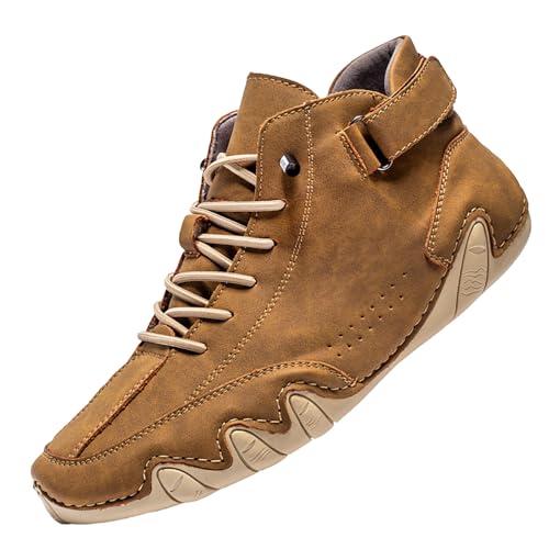 Generisch Laufschuhe High Top Sneaker Herren, Freizeitschuhe Leder Joggingschuhe Knöchelhoch Sneaker Canvas Schuhe Schuhe Classic Sportschuhe Turnschuhe Casual Freizeit Unisex Schuh von Generisch