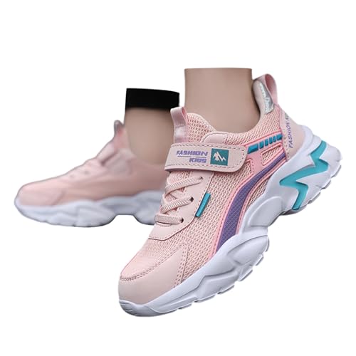 Generisch Laufschuhe Kinder Sneakers Mesh Atmungsaktive Laufschuhe Einfarbige Modische Sportschuhe Atmungsaktiv Leichte Hallenschuhe Trekking Barfußschuhe Für Laufen Walkingschuhe von Generisch