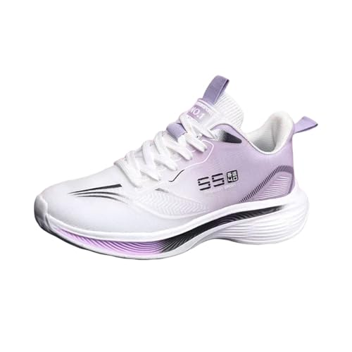 Generisch Laufschuhe Mit Dämpfung Damen Herren, Joggingschuhe Mit Luftpolster Laufschuh Weiche Sohle Sportschuhe Für Laufen Joggingschuhe Langstrecke Schnürschuhe Atmungsaktiv Leicht Wanderschuhe von Generisch