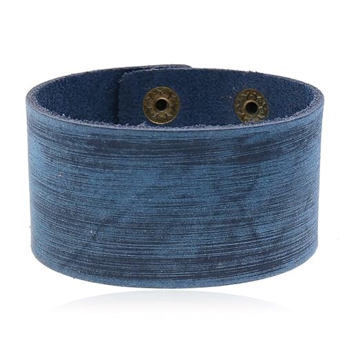 Generisch Leder Armband Herr,Verstellbares, Handgewebtes 3,8 Cm Breites Rindslederarmband Mit Druckknopfschnalle Im Retro-Punk-Stil, Energieschmuck Für Männer Und Frauen, Retro-Braun Generisch Leder Armband Herr,Verstellbares, Handgewebtes 3,8 Cm Breites Rindslederarmband Mit Druckknopfschnalle Im Retro-Punk-Stil, Energieschmuck Für Männer Und Frauen, Retro-Braun von Generisch