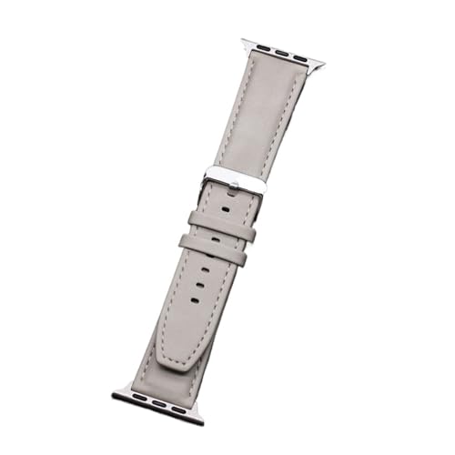 Generisch Leder-Silikonband for Uhrenarmband 49 mm 44 mm 40 mm 46 mm 42 mm 41 mm 45 mm Armband Serie 10 9 8 7 3 456 Se 2(05 white,38 40 41mm-S10 42) von Generisch