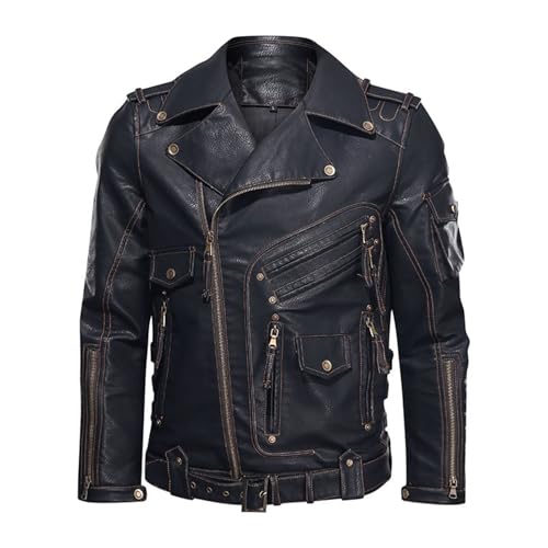 Generisch Ledermantel Herren Lang Schwarz Mittelalter Zweireiher Mantel Steampunk Gothic Jacke Vintage Viktorianischen Cosplay Kostüm Herren Mantel Lang - Herrenmäntel Daunenjacke Herren Leicht Generisch Ledermantel Herren Lang Schwarz Mittelalter Zweireiher Mantel Steampunk Gothic Jacke Vintage Viktorianischen Cosplay Kostüm Herren Mantel Lang - Herrenmäntel Daunenjacke Herren Leicht von Generisch