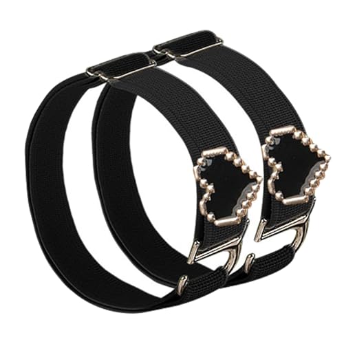 Generisch Lederschuhgurt Extender - abnehmbare Knöchelgürtel für Frauen | Anti-Rutsch-High Heel-Gurte mit Schnalle, flexibler Anti-Loose-Träger für Pumpen Flats Sandalen täglich, 11,02 Zoll von Generisch