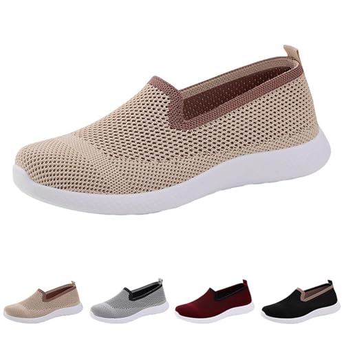 Generisch Leichte Sommerschuhe Damen Einzelneschuhe Slip-On-Sicherheits Walkingschuhe Einfarbig Schlupfschuhe Breite Füße Freizeitschuhe Atmungsaktive Trekkingschuhe Bequem Weichen Joggingschuhe Generisch Leichte Sommerschuhe Damen Einzelneschuhe Slip-On-Sicherheits Walkingschuhe Einfarbig Schlupfschuhe Breite Füße Freizeitschuhe Atmungsaktive Trekkingschuhe Bequem Weichen Joggingschuhe von Generisch