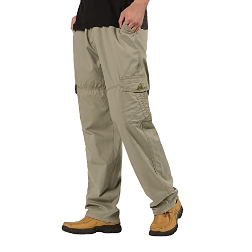 Generisch Leichte Wanderhose Herren Cargohose Herren Schwarz Breit Robuste Arbeitshose Herren Sommerhose Trainingshose Lang Herren Skihose 52 Lange Hosen Herren Männer Laufhose Sommerhose Herren Lang von Generisch