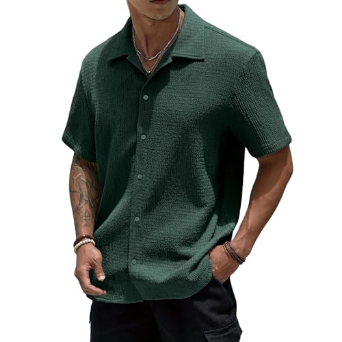 Generisch Leinenhemd Herren Kurzarm Hemd Freizeithemd Businesshemd Einfarbig Button Down Kurzarmhemd Regular Fit Leinen Sommerhemd Leicht Freizeithemd Atmungsaktiv Strandhemd Urlaub Regular Fit Generisch Leinenhemd Herren Kurzarm Hemd Freizeithemd Businesshemd Einfarbig Button Down Kurzarmhemd Regular Fit Leinen Sommerhemd Leicht Freizeithemd Atmungsaktiv Strandhemd Urlaub Regular Fit von Generisch