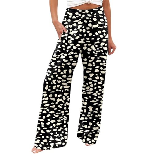 Generisch Leinenhose Damen Lang Boho Sommerhose Musselin Baumwolle Leichte Und Luftige High Waist Freizeithose Bein Strandhose Frauen Weite Hose 17 Schwarz XXL Generisch Leinenhose Damen Lang Boho Sommerhose Musselin Baumwolle Leichte Und Luftige High Waist Freizeithose Bein Strandhose Frauen Weite Hose 17 Schwarz XXL von Generisch