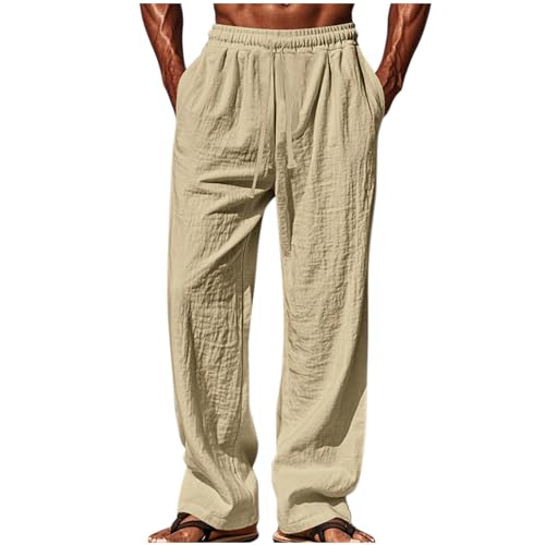 Generisch Leinenhose Herren Cargo Hose Outlet 2025 Leichte Sommerhose Baumwolle Leinen Cargohosen Warehouse Deal Junge Jogginghosen Stretch Weiß Slim Fit Relaxhose Prime Khaki M Generisch Leinenhose Herren Cargo Hose Outlet 2025 Leichte Sommerhose Baumwolle Leinen Cargohosen Warehouse Deal Junge Jogginghosen Stretch Weiß Slim Fit Relaxhose Prime Khaki M von Generisch