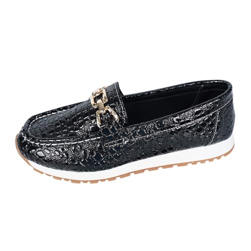 Generisch Loafer Damen Schuhe Leichte Atmungsaktive Freizeitschuhe Flach Modische Mokassins Walking Fitness Outdoor Freizeit Atmungsaktiv Sneakers Barfußschuhe Arbeitsschuhe Damenschuhe von Generisch