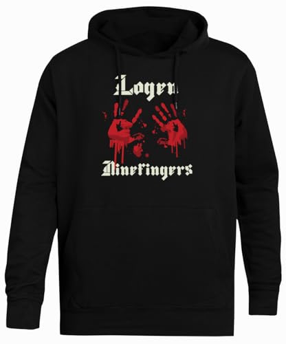 Generisch Logen Ninefingers The Bloody Nine Einfacher Schwarzer Hoodie Unisex Pullover von Generisch