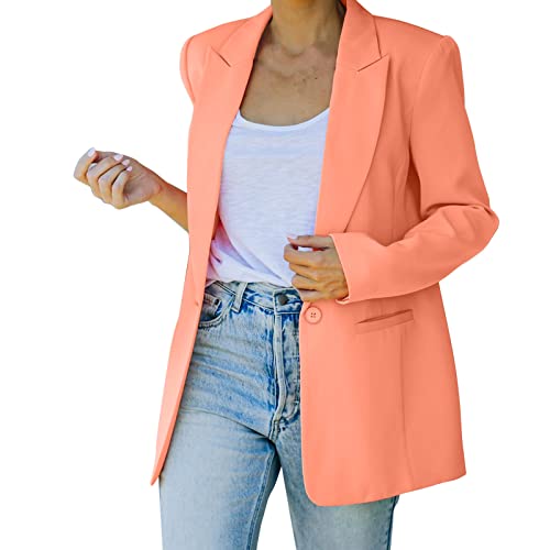 Generisch Longblazer Damen Große Größen Grün Tailliert Longblazer Cardigan Sportlich Sommer Schwarz Blazer Sommerblazer Leicht Elegant Stretch Lässig Blaser Jacke Business Outfit von Generisch