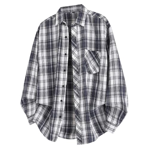 Generisch Longsleeve Herren Knitterfrei Tshirt Comfort Freizeithemden Für Herren Fit Bügelleicht Stretch Casual Formales Regular Für Festlich Urlaub Party Fete Gala Schwarz XXL von Generisch