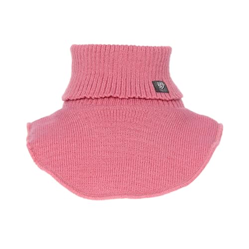 Generisch Loopschal Rollkragen Schornstein Loop Sehr Warm Pullover Kragen Winterschal Schal für Mädchen dekorativer Patch (Rosa) von Generisch