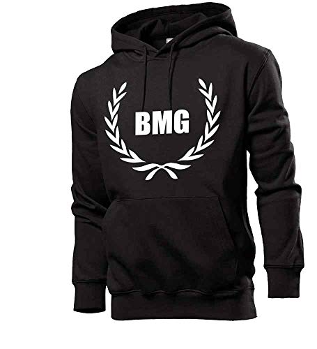 Generisch Lorbeerkranz BMG Männer Hoodie Sweatshirt Schwarz L von shirt84