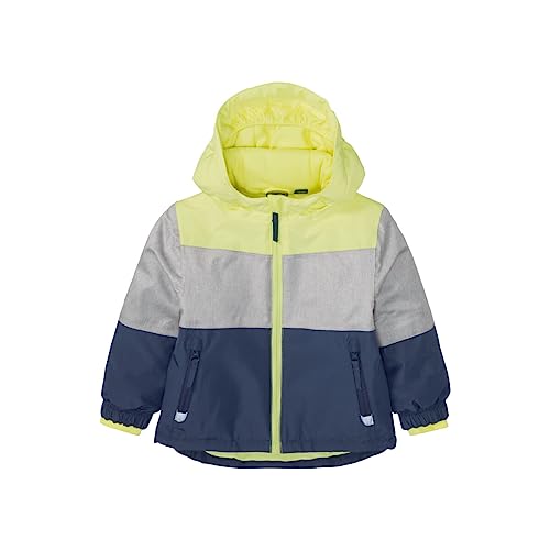 Generisch Lupilu Klein Kinder Jungen Jacke, Schneejacke, Wasserabweisend mit Kapuze (as3, numeric, numeric_110, numeric_116, Lime-Grau-Navy) von Generisch