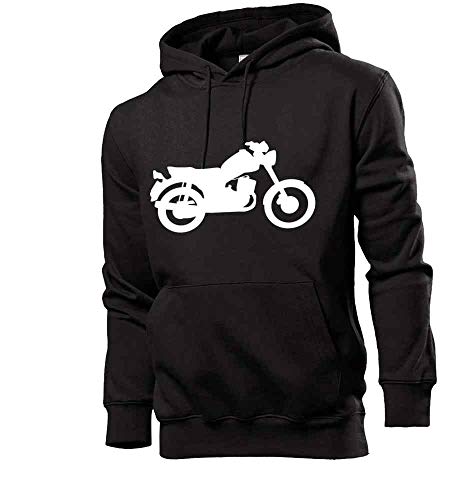 Generisch MZ ETZ Männer Hoodie Sweatshirt Schwarz L von Generisch