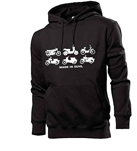 Generisch Made in Suhl Simson Mopeds Männer Hoodie Sweatshirt Schwarz XL von shirt84