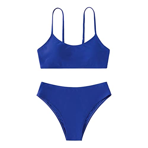Generisch Mädchen Bikini Set,Zweiteilige Badeanzüge Kinder Mädchen Teenager Bikini Spaghettiträgern Bikinioberteil + Triangel Bikinishorts Badeanzüge Sommer Tankini Sportlich (02-Blue, 10-11 Years) Generisch Mädchen Bikini Set,Zweiteilige Badeanzüge Kinder Mädchen Teenager Bikini Spaghettiträgern Bikinioberteil + Triangel Bikinishorts Badeanzüge Sommer Tankini Sportlich (02-Blue, 10-11 Years) von Generisch