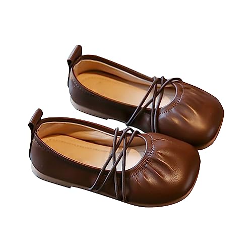 Generisch Mädchen Mary Jane Schuhe Weiche Ballerinas Kleinkind Kleiderschuhe Cosplay Partys Prinzessinnen Schuhe Abendschuhe Kommunionschuhe Hochzeit Flatsschuhe von Generisch