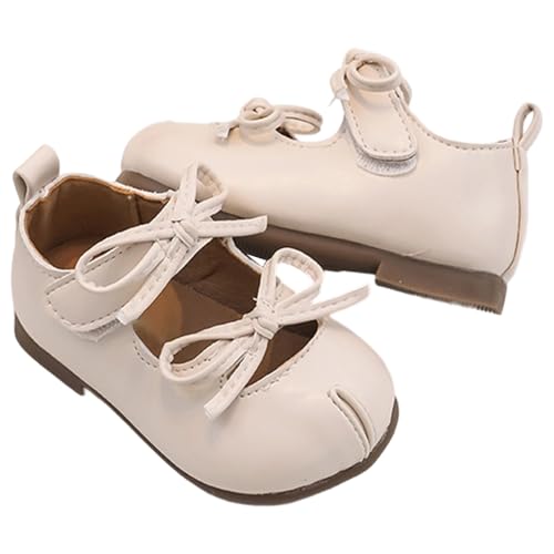 Generisch Mädchen Sandalen Weiche Sohle Babyschuhe für Frühling Damen Schuhe mit Verschluss Bequem Leicht Atmungsaktiv (Beige, 21 Toddler) von Generisch