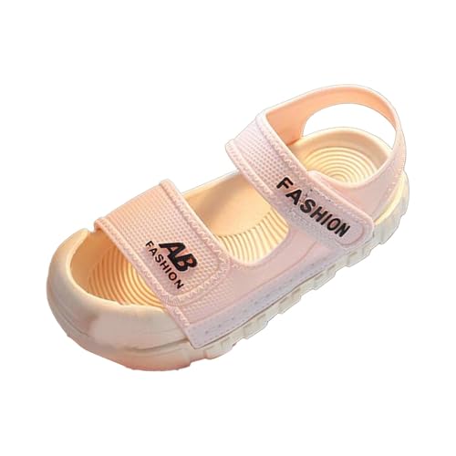 Generisch Mädchen-Sandalen für Kinder atmungsaktiv leicht bequem Sommerschuhe für Alltag Freizeit Schule Outdoor Spielen (Khaki, 26 Toddler) von Generisch