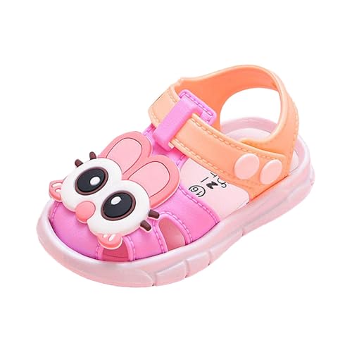 Generisch Mädchen Sandalen für Kleinkinder 1-3 Jahre atmungsaktiv leicht bequeme Sommerschuhe für Outdoor Alltag Freizeit perfekt für Kindergarten Spielplatz (Purple, 20 Infant) von Generisch