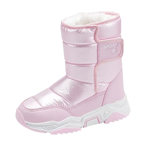 Generisch Mädchen Schneestiefel, Warme Kurze Winterstiefel für Mädchen, Bequeme Gefütterte Kinderschuhe mit Stabiles Plateau-Sohle für Winter Outdoor Aktivitäten und Alltag Generisch Mädchen Schneestiefel, Warme Kurze Winterstiefel für Mädchen, Bequeme Gefütterte Kinderschuhe mit Stabiles Plateau-Sohle für Winter Outdoor Aktivitäten und Alltag von Generisch