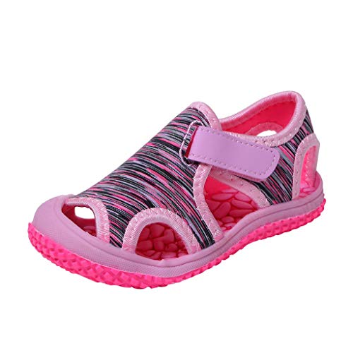Generisch Mädchen Schuhe 25 Sneaker im freien Mädchen rutschfeste Schuhe Winter Kleidung Baby (Pink, 23.5 Toddler) von Generisch