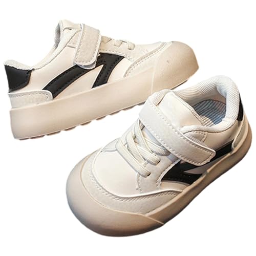 Generisch Mädchen-Sneaker Leicht Atmungsaktiv Bequeme Flexible Sohle Für Tägliches Spielen Lässige Kindersportschuhe Für Kleinkinder Kinder Bis 6 Jahre (Beige, 24 Toddler) von Generisch