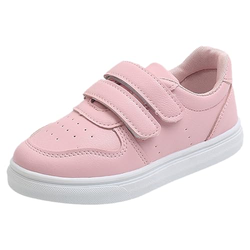 Generisch Mädchen Sportschuhe Modische Muster Einfache Einfarbig Flache Unterseite Sohle Bequeme Vier Jahreszeiten Casual Schuhe (Red, 28.5 Little Child) von Generisch