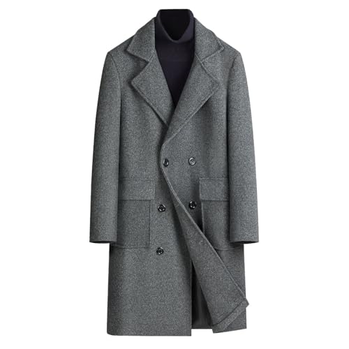 Generisch Mantel Herren Wintermantel Lang Lose Fit Wollmantel Winter Warm Business Winterjacke Casual Langmantel Wolle Übergangsjacke Windbreaker Outdoor Jacken Freizeit Herrenmantel Generisch Mantel Herren Wintermantel Lang Lose Fit Wollmantel Winter Warm Business Winterjacke Casual Langmantel Wolle Übergangsjacke Windbreaker Outdoor Jacken Freizeit Herrenmantel von Generisch