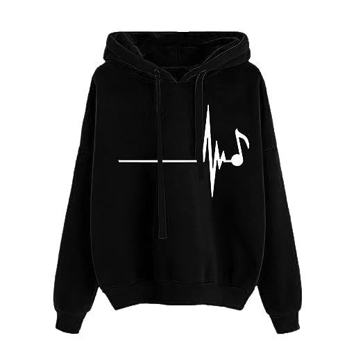 Generisch Marken Sweatjacke Damen Sale Damen Hoodie mit Tasche Graphics Sweatshirt Drawstring Kapuze Basic Kapuzenpulli Oversize Hooded Vintage Baumwolle Henley Bequemer Kapuzenjacke für Frauen von Generisch