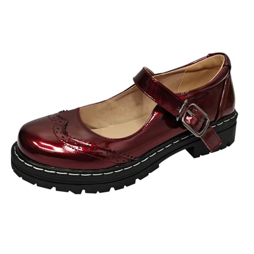 Generisch Mary Jane Schuhe Damen Mary Jane Halbschuhe Für Damen Lolita Schuhe Elegant Vintage Schuh Plateau Schuh Freizeitschuhe Bootsschuhe Sommerschuhe Walkingschuhe Wanderschuhe Bequeme Leichte Generisch Mary Jane Schuhe Damen Mary Jane Halbschuhe Für Damen Lolita Schuhe Elegant Vintage Schuh Plateau Schuh Freizeitschuhe Bootsschuhe Sommerschuhe Walkingschuhe Wanderschuhe Bequeme Leichte von Generisch