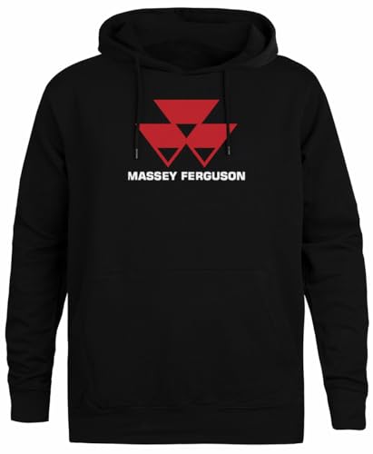 Generisch Massey Ferguson Schwarzer Kapuzenpullover Unisex Hoodie von Generisch