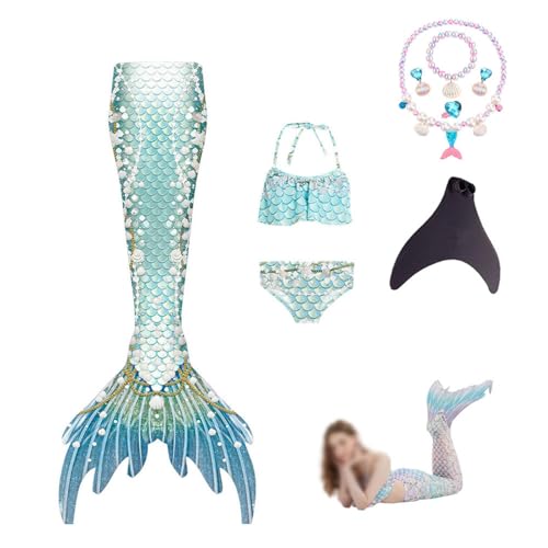 Generisch 𝙈eerjung𝙛rauen𝙛losse 5er-Packung Bikini MäDchen, 𝙈eerjung𝙛rau - FüR MäDchen Schwanz KostüMe JXG,G-120 von Generisch