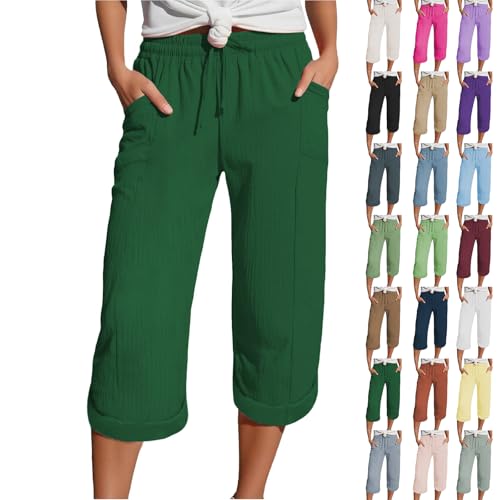 Generisch Meine Bestellungen Ansehen, Leinenhose Damen Sommer 7/8, Musselin Hose 3/4 Leinenhose Sommer Kurze Hosen Sommerhose Leicht Caprihose Culotte Dreiviertel Strandhose Generisch Meine Bestellungen Ansehen, Leinenhose Damen Sommer 7/8, Musselin Hose 3/4 Leinenhose Sommer Kurze Hosen Sommerhose Leicht Caprihose Culotte Dreiviertel Strandhose von Generisch