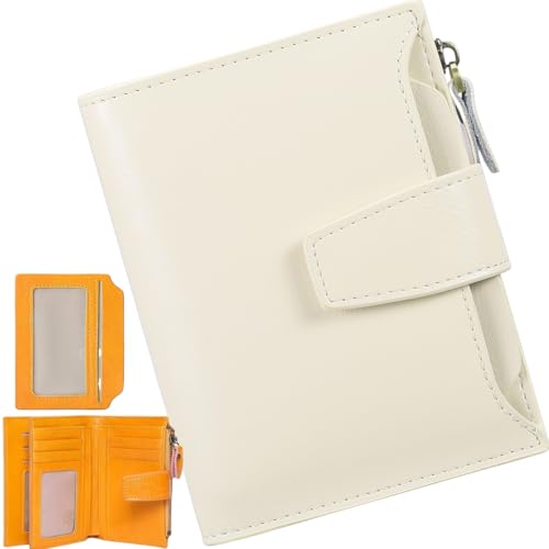 Generisch Men's Blocking Bifold Wallet,PU Leather Zipper Pocket Anti Theft Coin Wallet,Credit Card Slots Purse with Id Window von Generisch