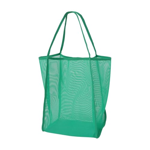 Generisch Mesh Beach Bag - Tragbare Sommerreisensack | Wiederverwendbare atmungsaktive transparente Tasche | Mehrzweck wasserdicht von Generisch