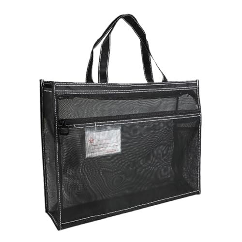 Generisch Mesh-Kunstbedarfstasche, Mesh-Kunsttasche | 17 X 13 X 4,4 Zoll Transparenter Dokumenten-Organizer Mit Griff Und Reißverschluss,A3-Kunstwerkhalter Für Poster, Malbuch, Aquarell-Skizzenbuch Generisch Mesh-Kunstbedarfstasche, Mesh-Kunsttasche | 17 X 13 X 4,4 Zoll Transparenter Dokumenten-Organizer Mit Griff Und Reißverschluss,A3-Kunstwerkhalter Für Poster, Malbuch, Aquarell-Skizzenbuch von Generisch