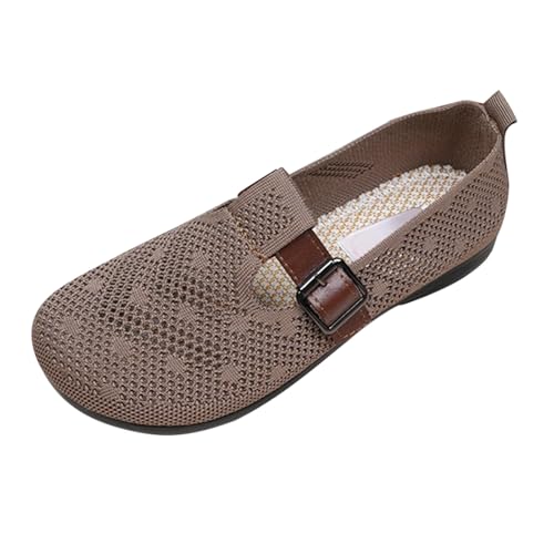 Generisch Mesh Sommerschuhe Damen Slip On Freizeitschuhe Walkingschuhe - Atmungsaktiv Bequeme Damenschuhe Loafer Schnalle Leicht Arbeitsschuhe Turnschuhe Generisch Mesh Sommerschuhe Damen Slip On Freizeitschuhe Walkingschuhe - Atmungsaktiv Bequeme Damenschuhe Loafer Schnalle Leicht Arbeitsschuhe Turnschuhe von Generisch