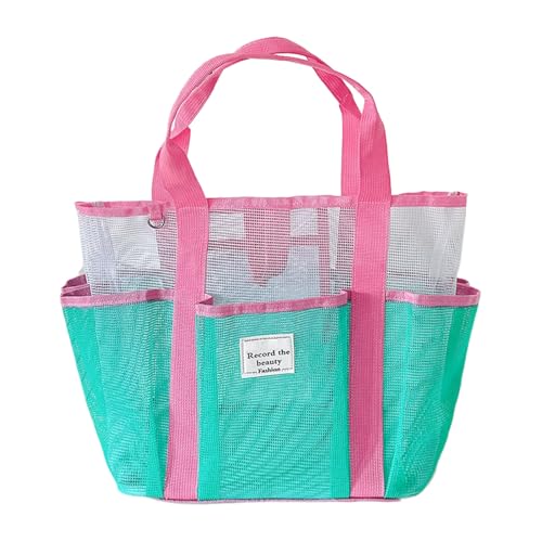 Generisch Mesh Strandtasche - Faltbare Große Mesh Schwimmtasche - Damen Schultertasche Für Urlaub Outdoor Freizeit Boot Ausflug Sport Generisch Mesh Strandtasche - Faltbare Große Mesh Schwimmtasche - Damen Schultertasche Für Urlaub Outdoor Freizeit Boot Ausflug Sport von Generisch