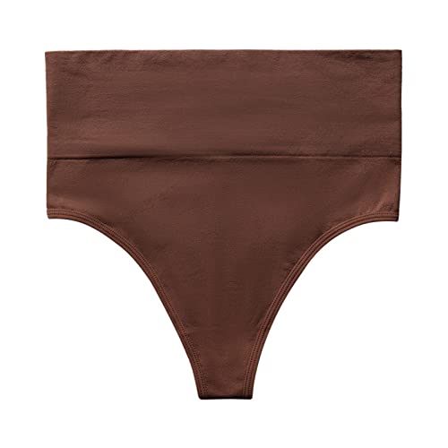 Generisch Miederhose Damen Bauchweg Po Miederslip High Waist Miederslips Push Up Baumwoll Atmungsaktiv Shapewear Hip Enhancer Panties Underwear Für Frauen Atmungsaktive Pantys Kaffee von Generisch