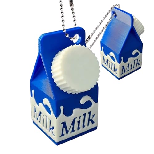 Generisch Milk Carton Keychains - Small Funny Backpack Keychains - Small Box Keyrings With Secure Screw Caps, Cute Travel Pill Container For Pocket, Backpack Or Keys Generisch Milk Carton Keychains - Small Funny Backpack Keychains - Small Box Keyrings With Secure Screw Caps, Cute Travel Pill Container For Pocket, Backpack Or Keys von Generisch