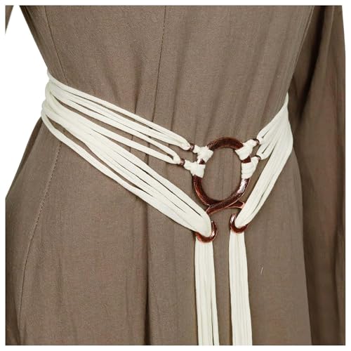 Generisch Mittelalter Mittelalter GüRtel Mittelalters Accessoire Troll Cross Belt Seil Wikinger GüRtels BindegüRtel FüR Damen Herren von Generisch