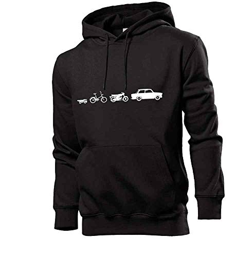 Generisch Mobile DDR Evolution Männer Hoodie Sweatshirt Schwarz XXL von Generisch