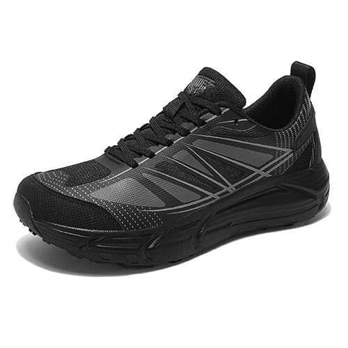Generisch Mode Bewegung Freizeitschuhe Größe Breiter Kopf Sportschuhe Dicker Boden Leicht Laufschuhe (38,schwarz) von Generisch